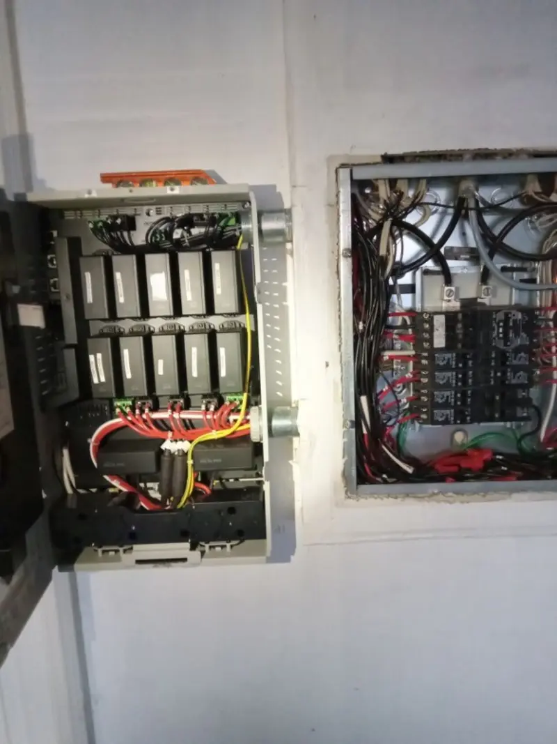 Electrical panel upgrade completed for Electrical Inspection in St. Francis